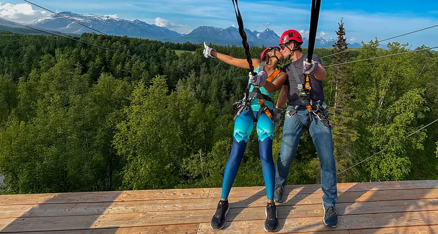 Alaska Zipline, Sunderland Ranch, ziplining, horseback riding, farm tours, gold panning, lodgestay, weddings & events, adventure park