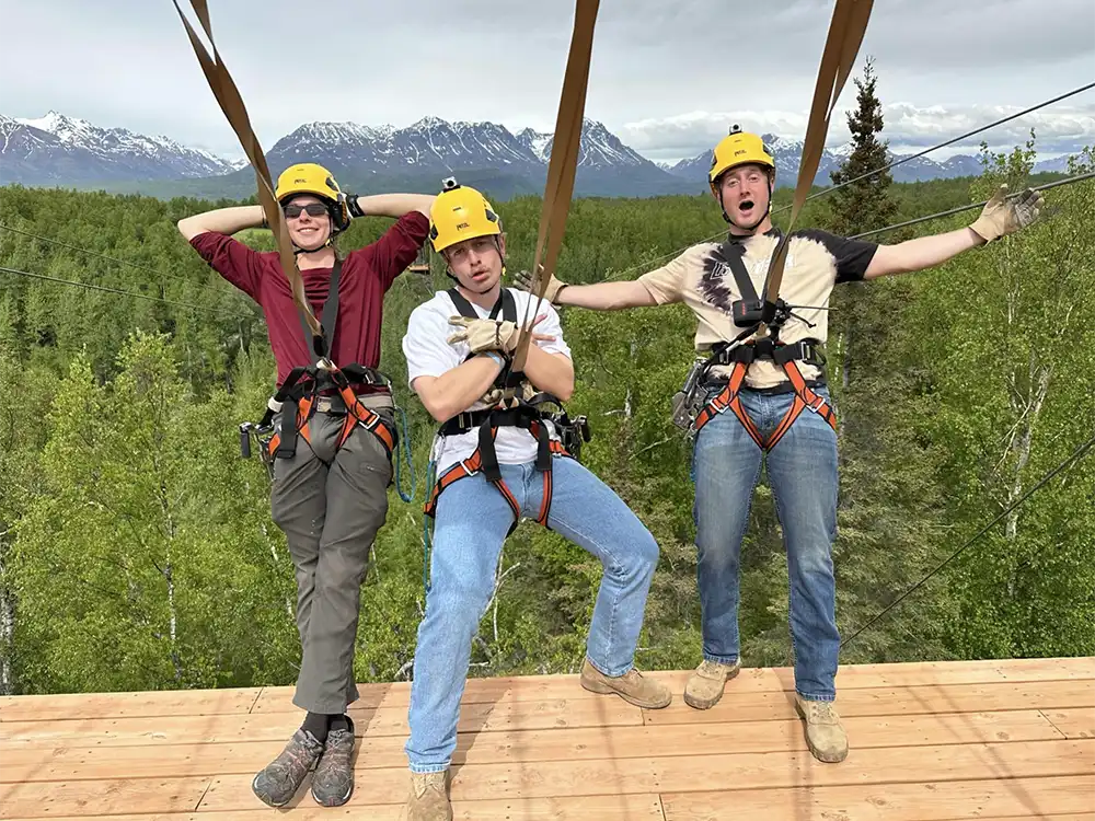 Alaska Zipline, Sunderland Ranch, ziplining, horseback riding, farm tours, gold panning, lodgestay, weddings & events, adventure park